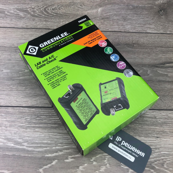 Greenlee 1594 - LAN & A/V Cable-Check - кабельный тестер Greenlee 1594 - LAN & A/V Cable-Check - кабельный тестер