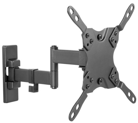 Для ТВ и панелей 13"-39", VESA макс. 200x200мм, до 20кг, 2 колена. Для ТВ и панелей 13"-39", VESA макс. 200x200мм, до 20кг, 2 колена.