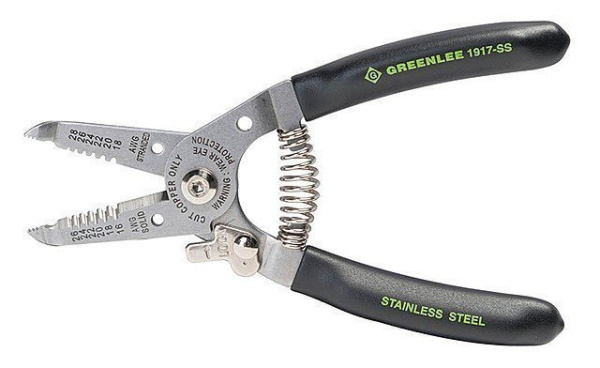 Greenlee 1917-SS - многофункциональный стриппер жил с диаметром 0,4-1,3 мм Greenlee 1917-SS - многофункциональный стриппер жил с диаметром 0,4-1,3 мм