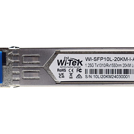 WI-TEK WI-SFP10L-20KM-I, комплект оптических модулей