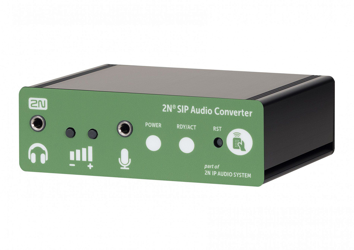 2N SIP Audio Converter - SIP-система аудиовещания, встроенный усилитель 2x10 Вт, PoE, LAN/WAN