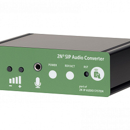 2N SIP Audio Converter - SIP-система аудиовещания, встроенный усилитель 2x10 Вт, PoE, LAN/WAN