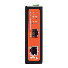 WI-TEK WI-PS302GF-I, промышленный медиаконвертер WI-TEK WI-PS302GF-I, промышленный медиаконвертер