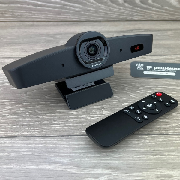 Веб-камера CleverCam B52 (4K, 4x, USB 2.0, ePTZ) Веб-камера CleverCam B52 (4K, 4x, USB 2.0, ePTZ)