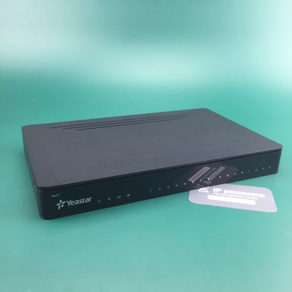 YEASTAR N412 АТС, 8*FXS, 4*FXO, 4*SIPTrunk, 8*SIPExt