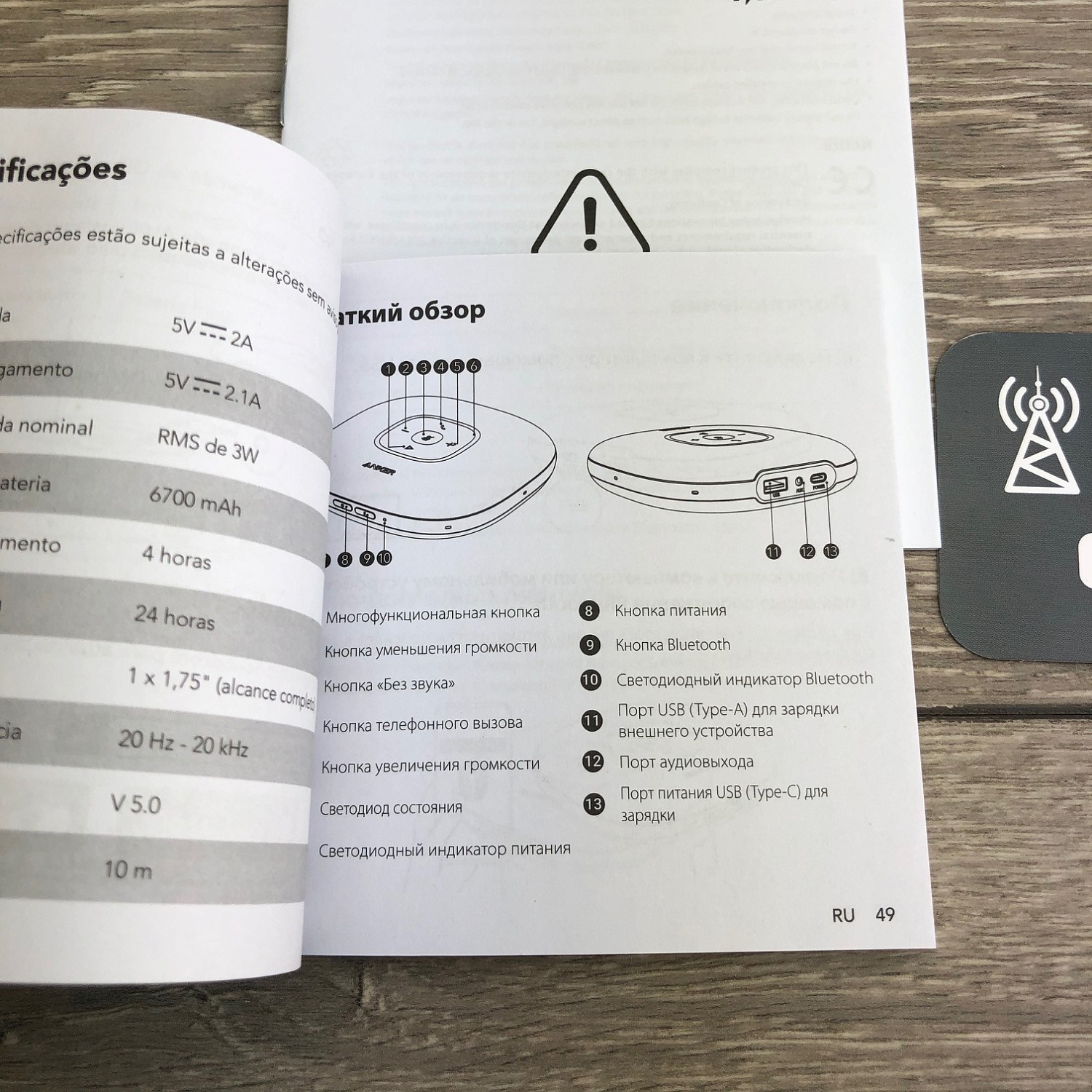 Anker PowerConf - Bluetooth спикерфон Anker PowerConf - Bluetooth спикерфон