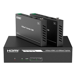 Prestel SP-H2-12T150, сплиттер hdmi 2.0 1:2 hdbaset