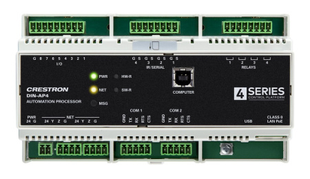 Crestron DIN-AP4, система управления DIN-рейкой 4-series™