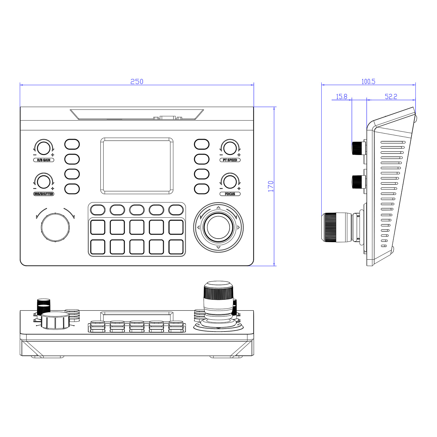 Prestel KB-IP12, пульт управления для PTZ камер