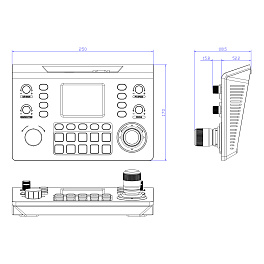 Prestel KB-IP12, пульт управления для PTZ камер
