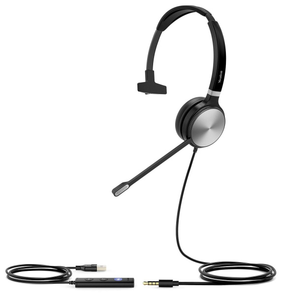 Yealink UH36 Mono Teams USB-C, USB гарнитура для компьютера Yealink UH36 Mono Teams USB-C, USB гарнитура для компьютера