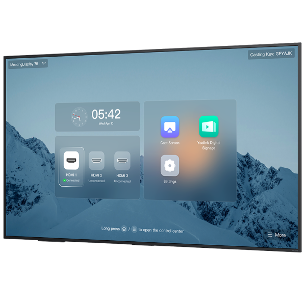 Yealink MD75, профессиональный дисплей 75"