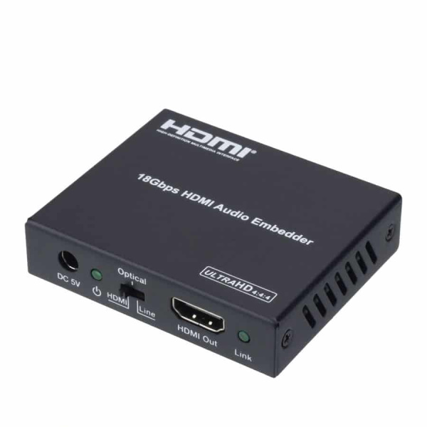 Prestel AEM-4K, эмбеддер аудиосигналов в hdmi