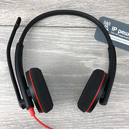 Plantronics BlackWire C3220-A - проводная гарнитура (стерео, USB-A)