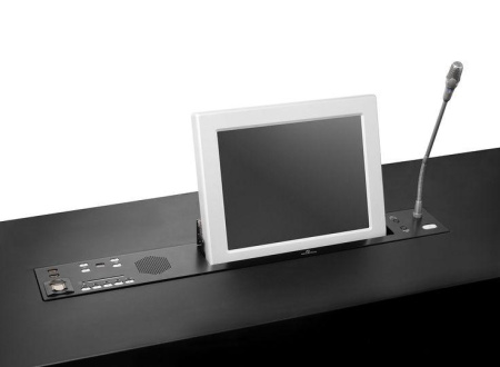 Выдвижной моторизированный монитор 12'' с наклоном в 20 градусов