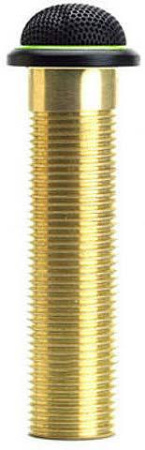 Плоский всенаправленный конференц. микрофон с индикатором, цвет черный. 5-pin, XLR.