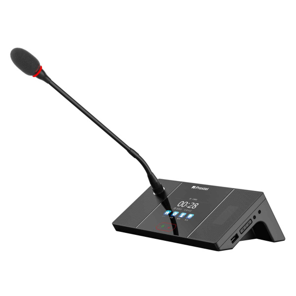 Prestel DCS-NPU1C, настольный пульт председателя с электронной именной табличкой