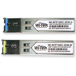 WI-TEK WI-SFP10SC-3KM, оптический трансивер