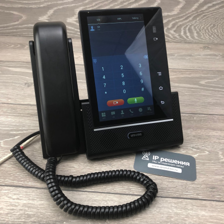 UNIVOIS U8S, IP-телефон, 8 SIP аккаунтов, POE, Bluetooth, 1ГБ порт