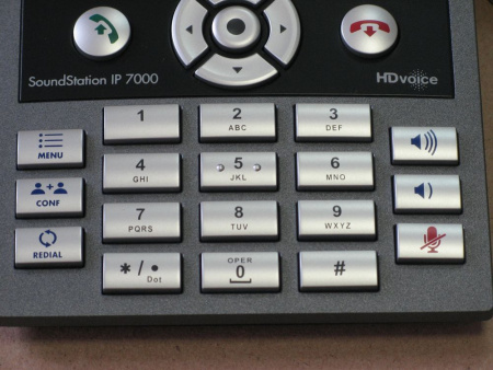 Polycom SoundStation IP 7000 VOIP, телефонный аппарат для конференц-связи