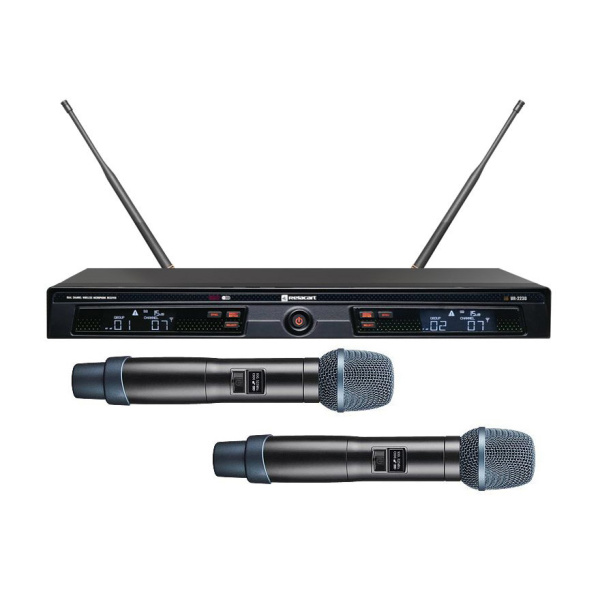 Relacart UR-223DMH, 2-х канальная радиомикрофонная система