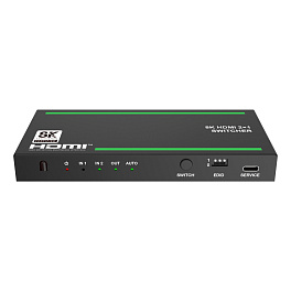 Lideo SW21A2-8K, коммутатор 2x1 HDMI 2.1