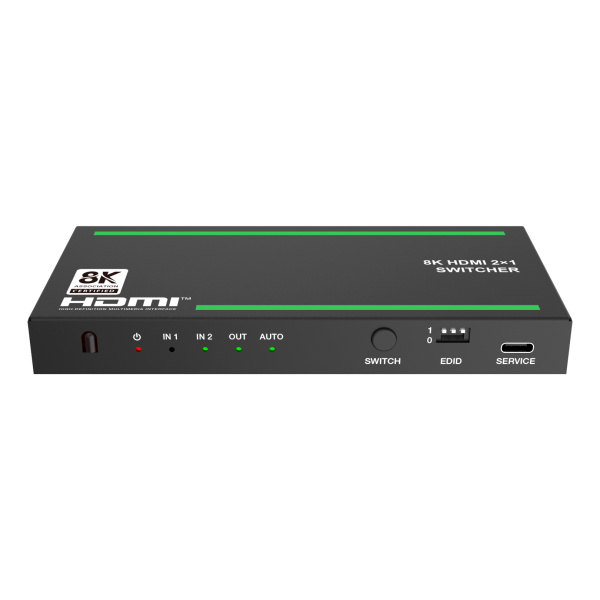 Lideo SW21A2-8K, коммутатор 2x1 HDMI 2.1