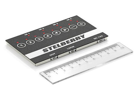 Stelberry MX-320, профессиональный 4-канальный цифровой аудиомикшер с сенсорным управлением и для смешивания аудиосигналов с микрофонов