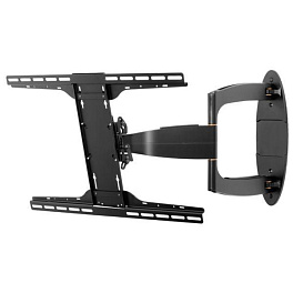 Кронштейн Peerless-AV SA752PU серии SmartMount поворотно-выдвижной до 67,2 см для 37-55", VESA до 600x400, наклон +15/-5, горизонт. +5/-5, до 41 кг. черн.