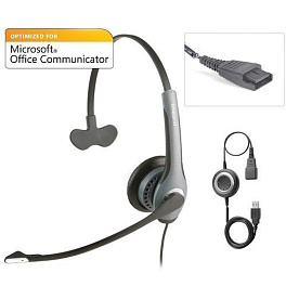 Jabra GN2000 IP MS OC Mono QD и Link280 (2083-280-09), универсальная профессиональная телефонная гарнитура