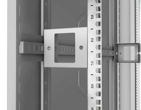 Cabeus,  ND-05C-47U80/80, шкаф монтажный телекоммуникационный 19" 47U 800x800x2277mm (ШхГхВ), цвет серый (RAL 7035)