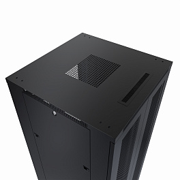 Cabeus, ND-05C-42U60/120-BK, шкаф монтажный телекоммуникационный 19" 42U 600x1200x2055mm (ШхГхВ), цвет черный (RAL 9004)