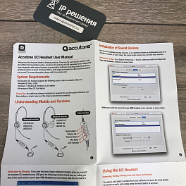Accutone UB610MKII, компьютерная USB гарнитура