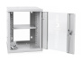 Cabeus, WSC-8U, шкаф телекоммуникационный настенный 10" 8U 326x300x405mm (ШхГхВ) дверь стекло