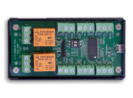 Qbic AC-500, модуль GPIO реле/сухие контакты для TD-1050/TD-1060/TD-0350 в защитном корпусе