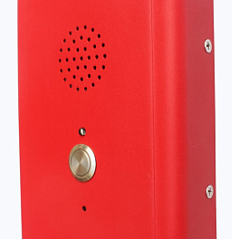 J&R JR313-SC-OW-SIP, вызывная ip-панель (1 кнопка, автодозвон, накладной, PoE, без БП, красный)