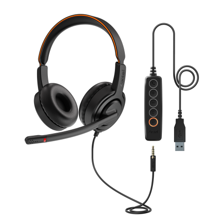 Axtel Voice UC45 duo NC, компьютерная гарнитура Axtel Voice UC45 duo NC, компьютерная гарнитура