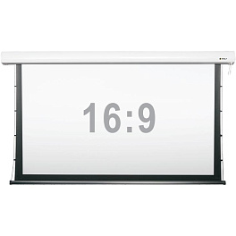 Экран настенный с электроприводом и растяжками Digis DSTP-16913, формат 16:9, 300" (672x410), MW