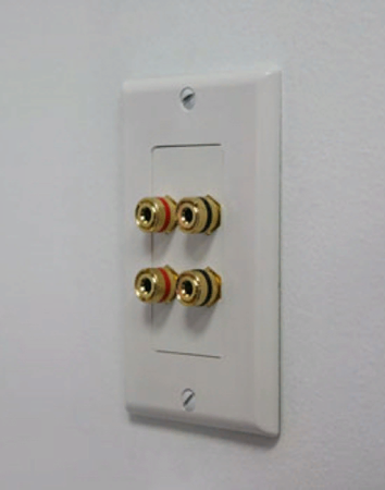 CVGaudio WSP02, двухканальный настенный декоративный кабельный вывод