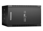 Cabeus, SH-05F-6U60/35m-BK, шкаф телекоммуникационный настенный 19" 6U 600x350x368mm (ШхГхВ) дверь металл, цвет черный (RAL 9004)