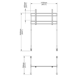 Uniview HB-8765-S, напольная подставка для интерактивных дисплеев