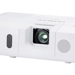 Трехчиповый 3LCD-проектор 5200 ANSI лм (встроенная несменная линза), XGA (1024 х 768), 4:3, одна лампа, 16.000:1. HDMI x 2. USB. Вес 5,2кг. Белого цвета