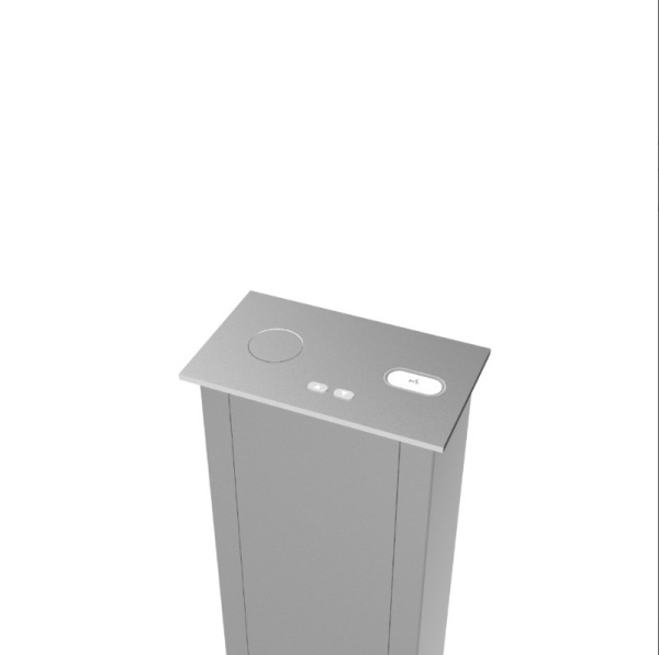 Prestel XLM-CUS, выдвижной моторизированный микрофон председателя на гусиной шее серебристый