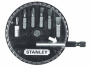 Stanley 1-68-735 - Набор отверточных насадок (7 шт.; 3SL+3PH+магн. держ.)