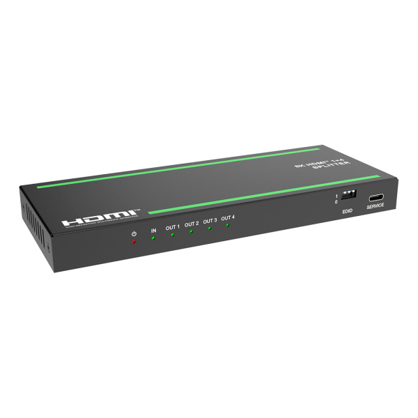 Lideo SP14A2-8K, сплиттер 1x4 HDMI 2.1