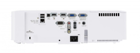 Трехчиповый 3LCD-проектор 4500 ANSI лм (встроенная несменная линза), WUXGA (1920 x 1200), 16:10, одна лампа, 16.000:1. HDMI x 2. USB. Вес 5,3кг. Белого цвета