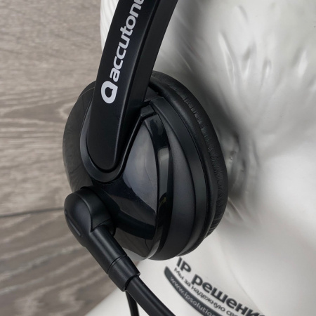 Accutone UB101 USB black, USB гарнитура для компьютера Accutone UB101 USB black, USB гарнитура для компьютера