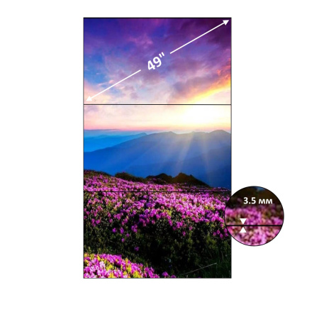 Prestel KIT13-4935WL, готовая видеостена 1х3