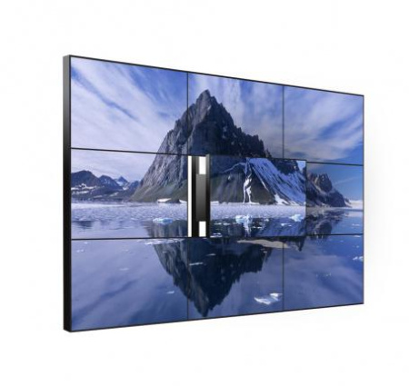 Видеостена 3х3 из панелей LG 49VL5D, 147", шов 3,5 мм; настенное выдвижное крепление (Euromet) Видеостена 3х3 из панелей LG 49VL5D, 147", шов 3,5 мм; настенное выдвижное крепление (Euromet)