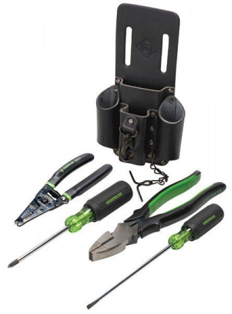 Greenlee GT-56352 — стартовый универсальный набор профессионального ручного инструмента, 5 предметов Greenlee GT-56352 — стартовый универсальный набор профессионального ручного инструмента, 5 предметов